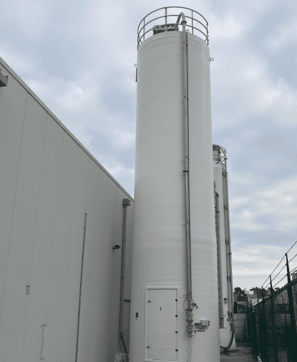 Baker's flour bulk storage silo