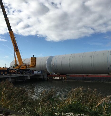 Petrochemical storage tanks