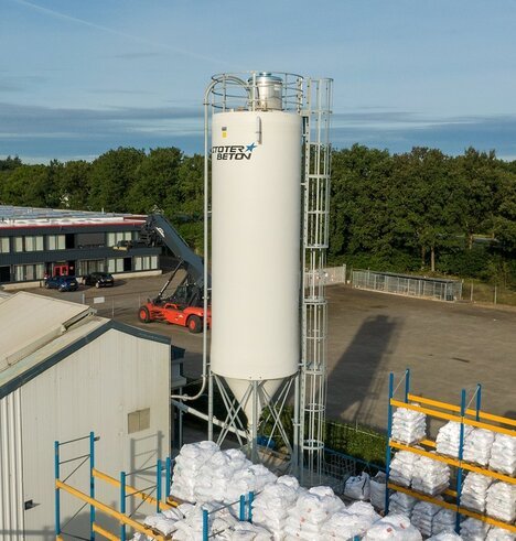 GRP cement silo