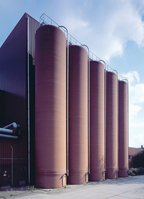 Système de stockage en silo composite